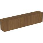 Ideal Standard Atelier Conca стенен шкаф с 2 чекмеджета и плот 240 см, цвят тъмен орех (T4341Y5)