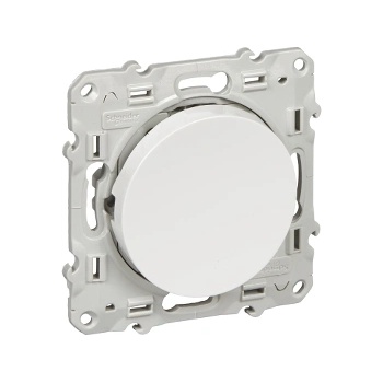 Schneider Electric SE Кръстат ключ 10А цвят Бял Odace /до изчерпване/ - S520205 (S520205)