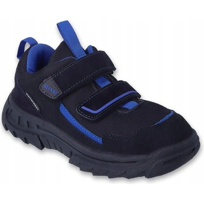 Befado dětská sportovní obuv pro chlapce na suchý zip tmavě modré
