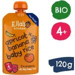 Ella's Kitchen BIO Детски ориз, банан и кайсия (120 г) (EK105)