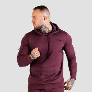 GymBeam Мъжки суичър TRN Hoodie Eggplant L