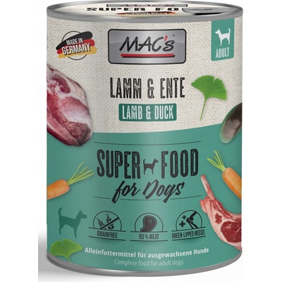 MAC's Dog jahňa a kačka 800 g