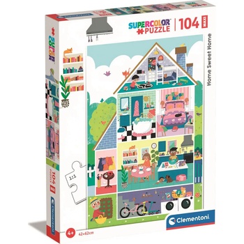 Clementoni - Puzzle Home Sweet Home 24 maxi - 1 - 39 piese
