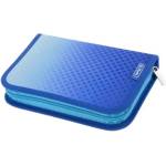Herlitz Ученически несесер с 31 части, 2 крила, Dip Dye Blue - Herlitz