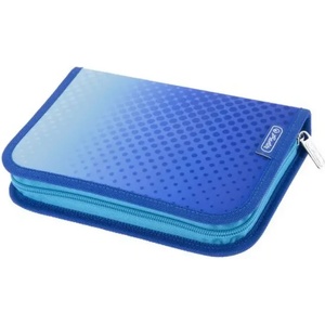Herlitz Ученически несесер с 31 части, 2 крила, Dip Dye Blue - Herlitz