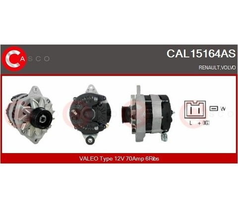 generátor CASCO CAL15164AS