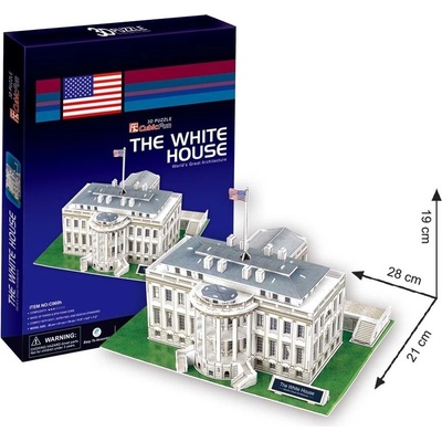 HM Studio 3D puzzle Bílý dům 64 ks
