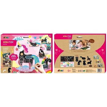 Pohyblivé škrabací obrázky Jednorožci Avenir