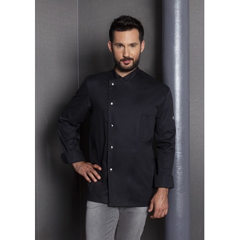 Image 1 of Karlowsky Готварска куртка Lars Black - стил, комфорт и професионализъм (JM14-01)