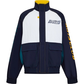 Billionaire boys club Men's Round The World Windbreaker - Navy/Ecru
