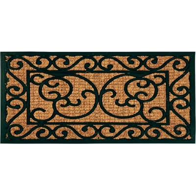 Esschert Design Best for Boots s kokosovým vláknem černá přírodní 60 x 40 cm