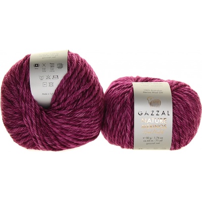 Gazzal Nature & Merinos 8304 purpurová