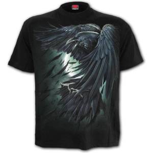 SPIRAL мъжка тениска spiral - shadow raven - m027m101