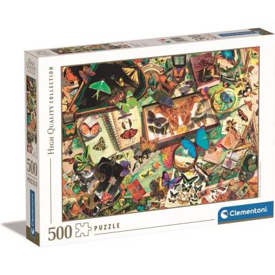 Clementoni - Puzzle Butterfly collector 500 - 500 piese