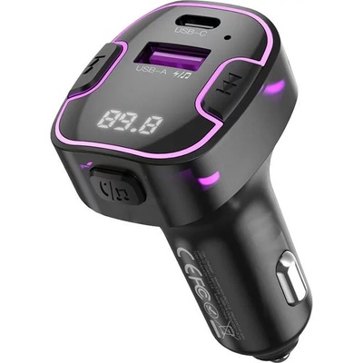 XO Car charger BCC12 Bluetooth MP3+5V3.1A (black)