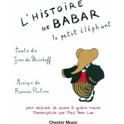 L’Histoire De Babar drobné skladby pre štvorručný klavír