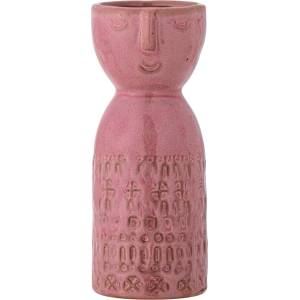 Bloomingville Розова ръчно изработена глинена ваза (височина 14, 5 cm) Embla - Bloomingville (82060929)