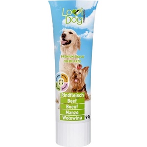 LoviPet Lovi Dog Snack Creme Pate Beef - пастет за кучета в тубичка, с говеждо месо и витамини 90г