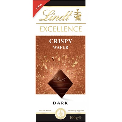 Lindt EXCELLENCE Dark Crispy Wafer 100 g