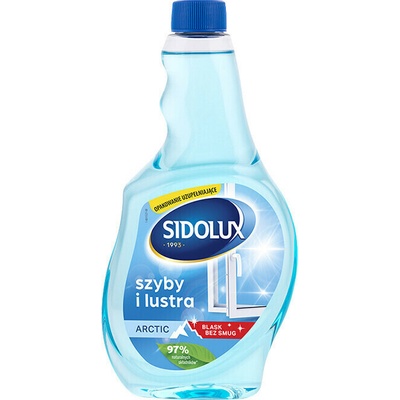 Sidolux Crystal na sklá a zrkadlá arctic náhradná náplň 500 ml
