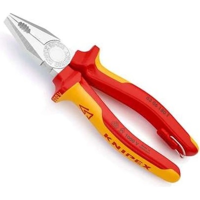 Knipex 03 06 180 T Kombinované kleště s připevňovacím okem 180 mm - 1000 V