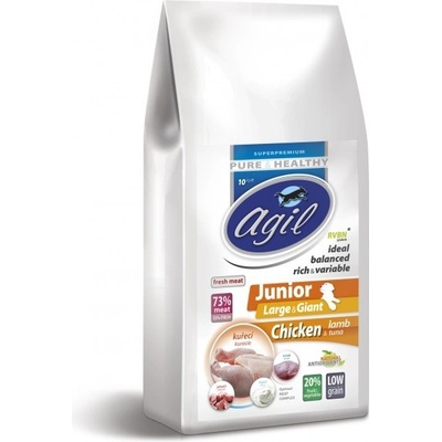Agil Junior Large & Giant Low Grain Chicken & Lamb & Tuna 2 kg