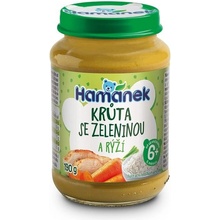 Hamé Hamánek morka s gratinovanie zeleninou a ryžou 190 g