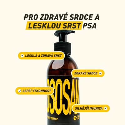 Canis LAB Lososák lososový olej pro psy; 250 ml