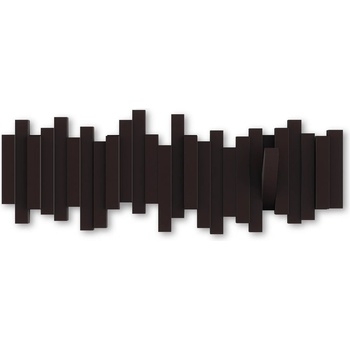 Umbra Тъмнокафява пластмасова закачалка за стена Sticks - Umbra (318211-213)