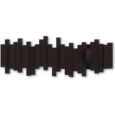 Umbra Тъмнокафява пластмасова закачалка за стена Sticks - Umbra (318211-213)