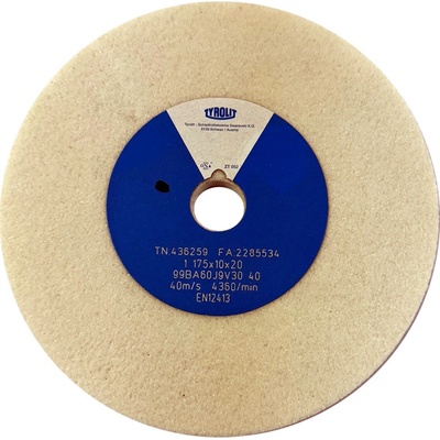 Tyrolit Brusný kotouč plochý 175 x 10 x 20 mm 99BA60J9V 40 T436259