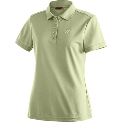 Maier Sports Дамска поло тениска Maier Sports Women's Ulrike Polo shirt - Green Foam - размер 36 (EU) (116-5504-3412)