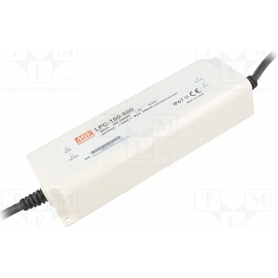MEAN WELL LPC-150-500 Napájecí zdroj: spínaný; LED; 150W; 150÷300VDC; 500mA; 180÷305VAC