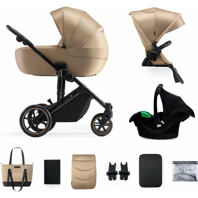 KINDERKRAFT SELECT kombinovaný 3v1 Prime 2 Sandrose Beige Premium 2023
