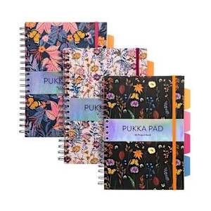 Pukka Pad Тетрадка със спирала B5 100 листа 4 теми Bloom