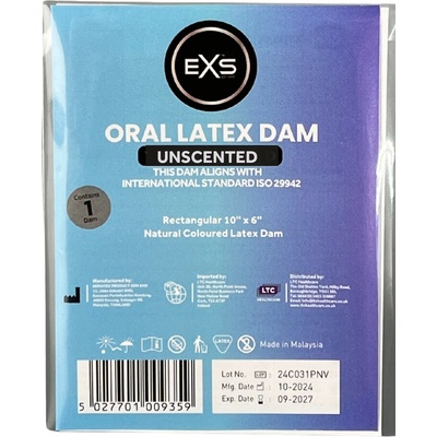 EXS Oral Dam Natural 1 ks
