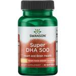 Swanson Super DHA 500 | From Food-Grade Calamari [30 Гел капсули]