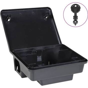 vidaXL Капани за мишки 6 бр. черни 23x19x9, 5 cm (4106488)