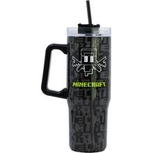 Stor Nerezový termohrnček s slamkou Minecraft 940 ml