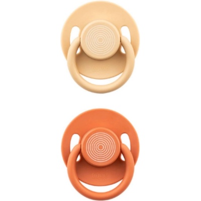 Wee Baby Залъгалки Wee Baby - Cool, 2 броя, 18 м+, бежова и розова (620)