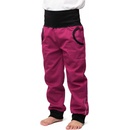 Jožánek Detské softshellové nohavice s reguláciou pása fuchsiové