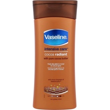 Vaseline Intesive telové mlieko pre suchú pokožku (Cocoa Radiant with Pure Cococa Butter) 200 ml