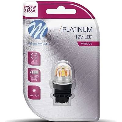 m-tech LED LB830 PY27W 15xSMD2835 CANBUS Amber (LB830Y-01B)
