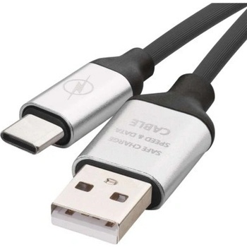 Emos SM7025BL USB-C, 1m, černý