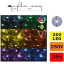 Somogyi Micro LED-es SMART svietiaci reťazec ML 200 RGB SMART