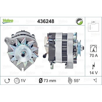 Alternátor VALEO 436248