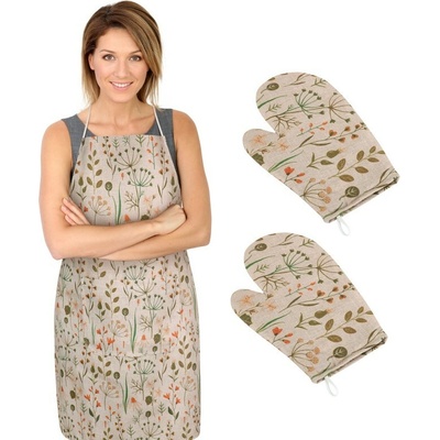 Bellatex Kuchyňská zástěra+chňapka 2ks DITA