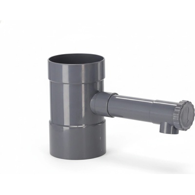 Garden Line Zberač dažďovej vody do zvodu 100 mm sivý CH-DES5998
