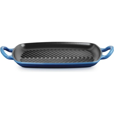 Le creuset Signature panvica na grilovanie 30x27cm Farba: Azúrovomodrá
