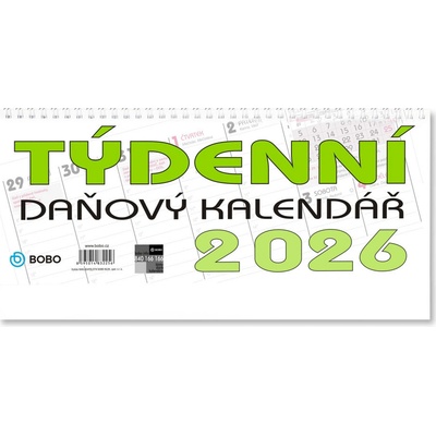 Daňový stolní 2026